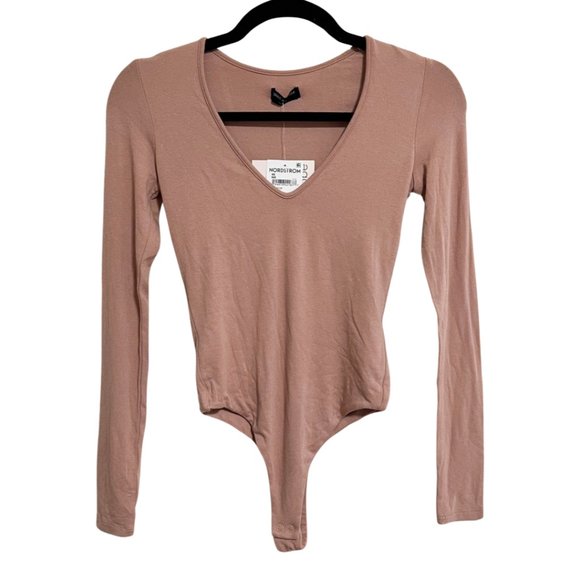NWT Naked Wardrobe The NW V-Neck Bodysuit - Picture 5 of 9